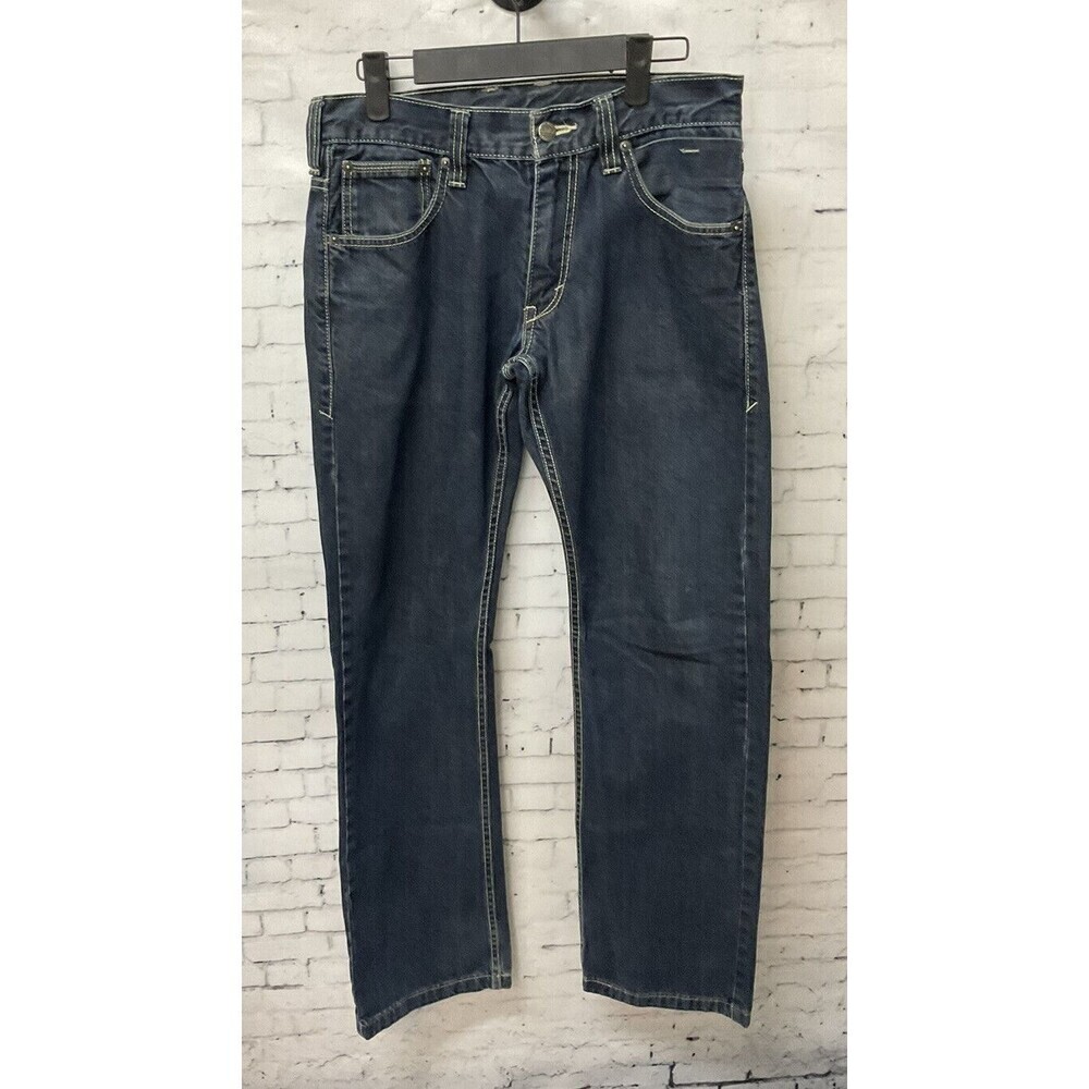 Levis Jean 514 Mens Slim Straight Leg Size 31W 32L 5 Pocket Excellent H1